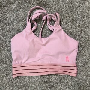 Curves n combatboots Pink Ribbon Sports Bra